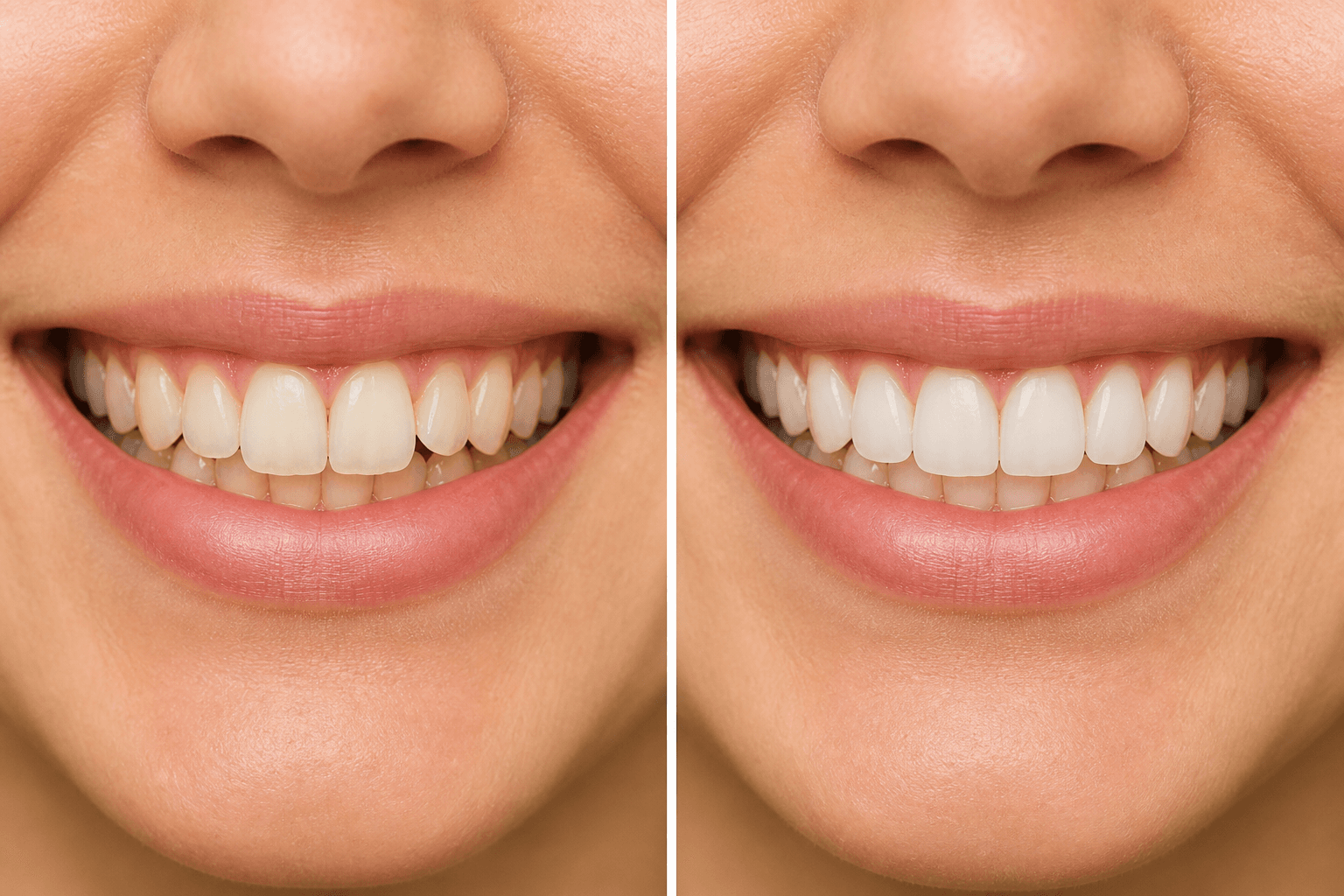 Clear Aligners representative before and after smile preview